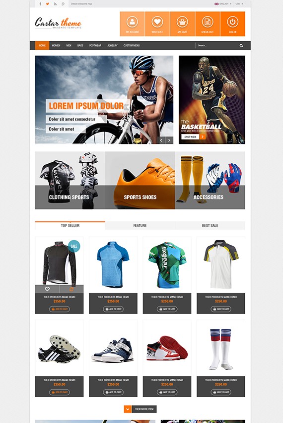 Castar Template - Responsive Fashion